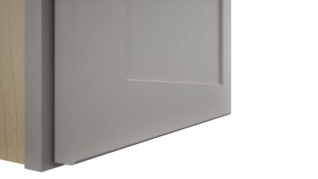 Fabuwood Galaxy Nickel W1818 Wall Standard Cabinet, Detail View