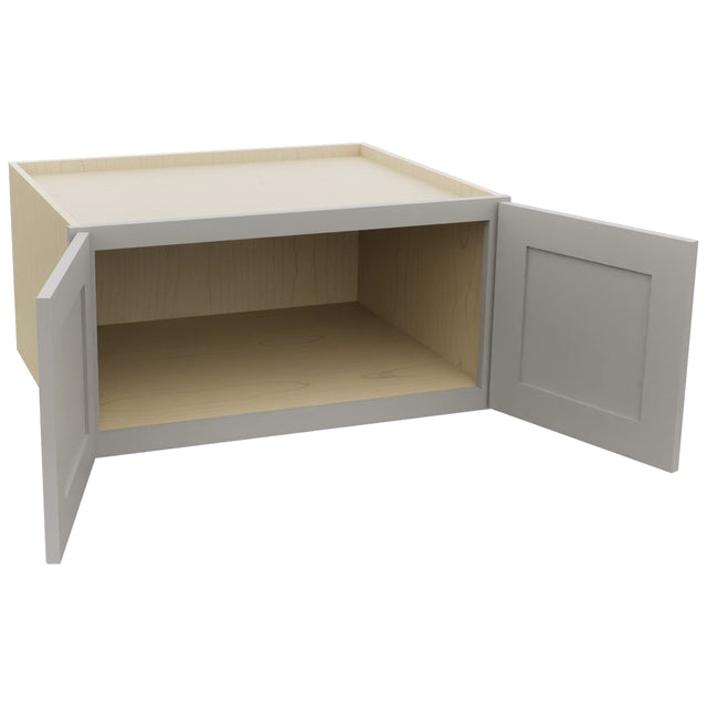 Fabuwood Galaxy Nickel W301524 Wall Deep Cabinet, Open View