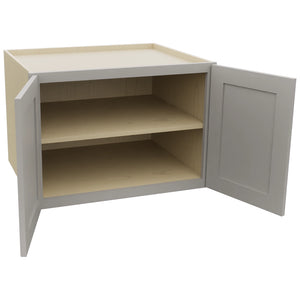 Fabuwood Galaxy Nickel W302124 Wall Deep Cabinet, Open View