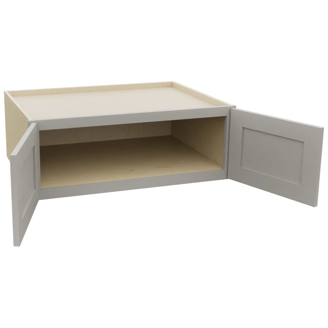 Fabuwood Galaxy Nickel W331224 Wall Deep Cabinet, Open View