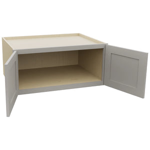Fabuwood Galaxy Nickel W331524 Wall Deep Cabinet, Open View