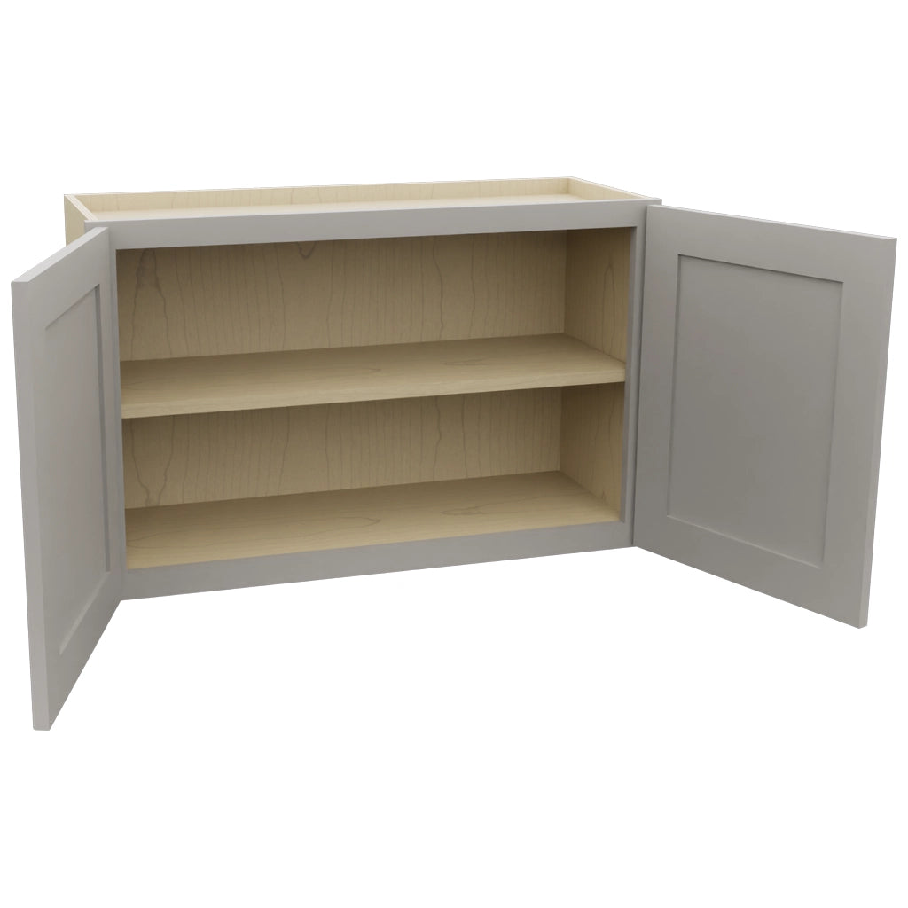 Fabuwood Galaxy Nickel W3321 Wall Standard Cabinet, Open View