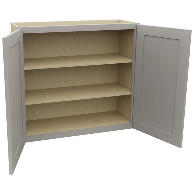 Fabuwood Galaxy Nickel W3330 Wall Standard Cabinet, Open View