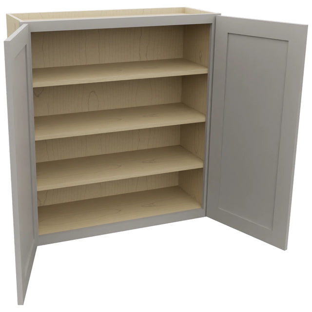 Fabuwood Galaxy Nickel W3336 Wall Standard Cabinet, Open View