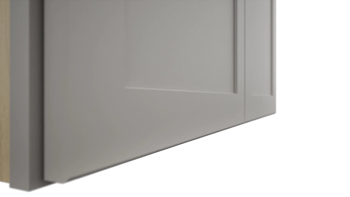 Fabuwood Galaxy Nickel W3939 Wall Standard Cabinet, Detail View