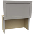 Fabuwood Galaxy Nickel WAC3018 Wall Appliance Cabinet, Open View