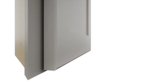 Fabuwood Galaxy Nickel WAE1242 Wall Angle End Cabinet, Detail View
