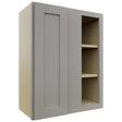 Fabuwood Galaxy Nickel WBC2430 Wall Corner Blind Cabinet, Front View