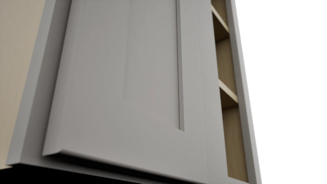 Fabuwood Galaxy Nickel WBC2430 Wall Corner Blind Cabinet, Detail View