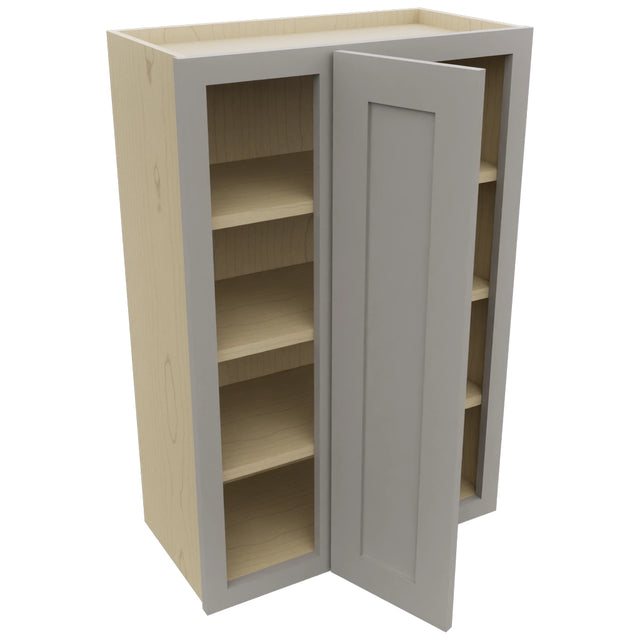 Fabuwood Galaxy Nickel WBC2436 Wall Corner Blind Cabinet, Open View
