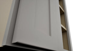 Fabuwood Galaxy Nickel WBC2436 Wall Corner Blind Cabinet, Detail View