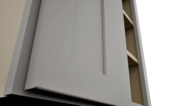 Fabuwood Galaxy Nickel WBC2436 Wall Corner Blind Cabinet, Detail View