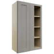 Fabuwood Galaxy Nickel WBC2439 Wall Corner Blind Cabinet, Front View