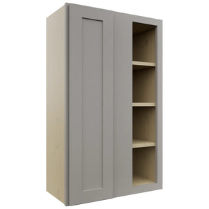 Fabuwood Galaxy Nickel WBC2439 Wall Corner Blind Cabinet, Front View