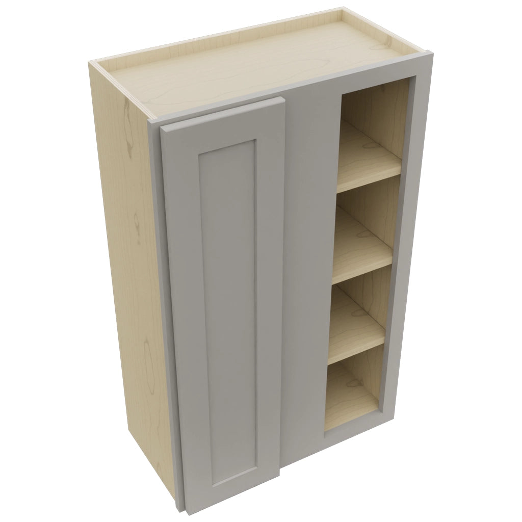 Fabuwood Galaxy Nickel WBC2439 Wall Corner Blind Cabinet, Top View
