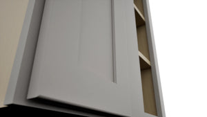 Fabuwood Galaxy Nickel WBC2439 Wall Corner Blind Cabinet, Detail View