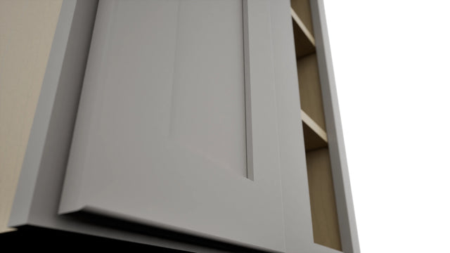 Fabuwood Galaxy Nickel WBC2439 Wall Corner Blind Cabinet, Detail View
