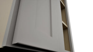 Fabuwood Galaxy Nickel WBC2442 Wall Corner Blind Cabinet, Detail View