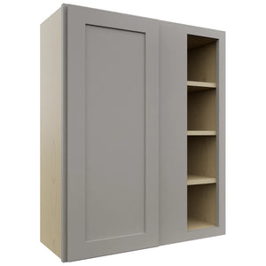 Fabuwood Galaxy Nickel WBC3036 Wall Corner Blind Cabinet, Front View