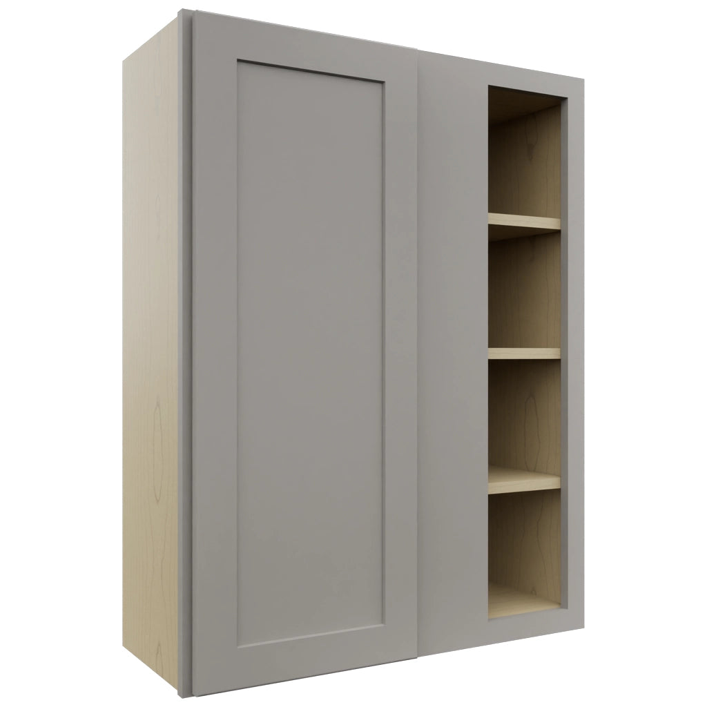 Fabuwood Galaxy Nickel WBC3039 Wall Corner Blind Cabinet, Front View