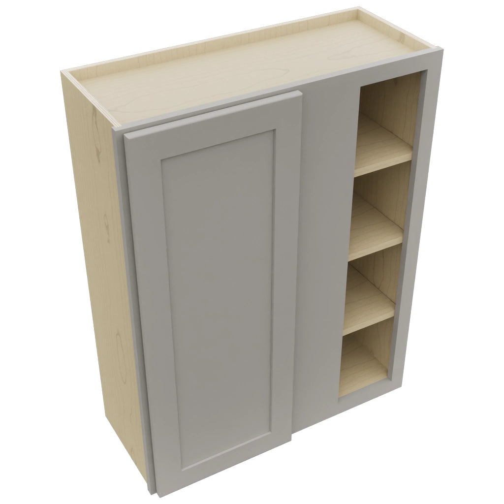 Fabuwood Galaxy Nickel WBC3039 Wall Corner Blind Cabinet, Top View