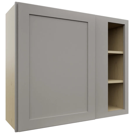 Fabuwood Galaxy Nickel WBC3630 Wall Corner Blind Cabinet, Front View