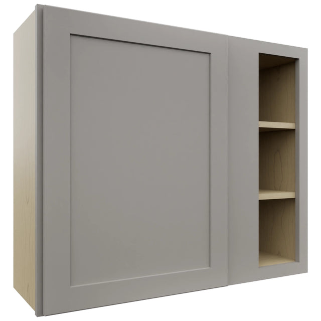 Fabuwood Galaxy Nickel WBC3630 Wall Corner Blind Cabinet, Front View