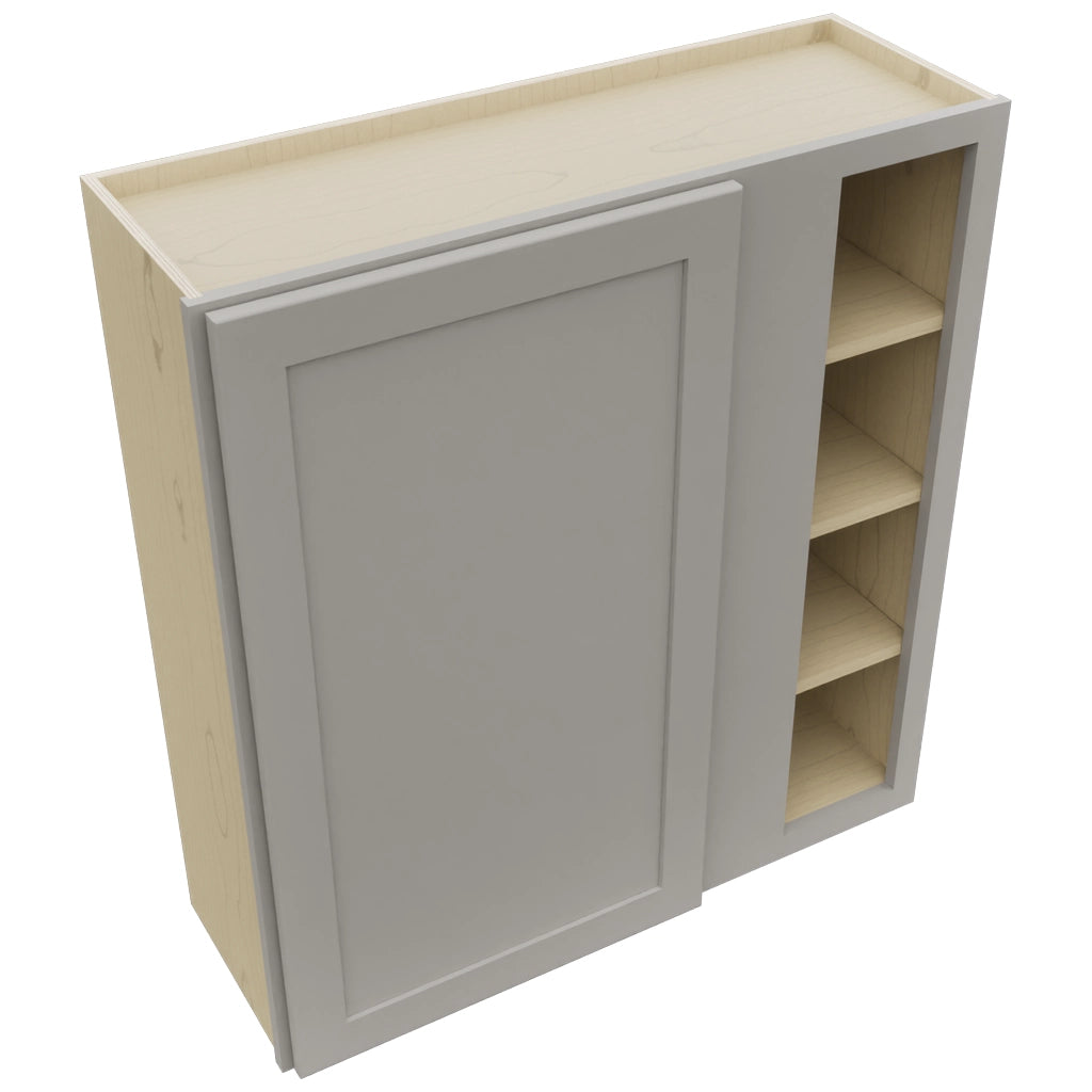 Fabuwood Galaxy Nickel WBC3639 Wall Corner Blind Cabinet, Top View