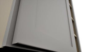 Fabuwood Galaxy Nickel WBC3639 Wall Corner Blind Cabinet, Detail View