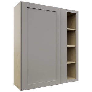Fabuwood Galaxy Nickel WBC3642 Wall Corner Blind Cabinet, Front View