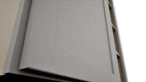 Fabuwood Galaxy Nickel WBC3642 Wall Corner Blind Cabinet, Detail View