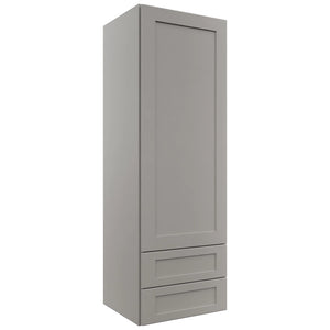 Fabuwood Galaxy Nickel WD1854 Wall Drawer Cabinet, Front View