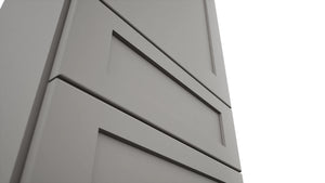 Fabuwood Galaxy Nickel WD1854 Wall Drawer Cabinet, Detail View