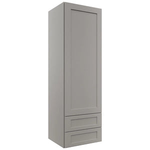 Fabuwood Galaxy Nickel WD1857 Wall Drawer Cabinet, Front View