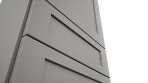 Fabuwood Galaxy Nickel WD1857 Wall Drawer Cabinet, Detail View