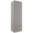 Fabuwood Galaxy Nickel WD1860 Wall Drawer Cabinet, Front View