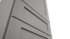 Fabuwood Galaxy Nickel WD1860 Wall Drawer Cabinet, Detail View