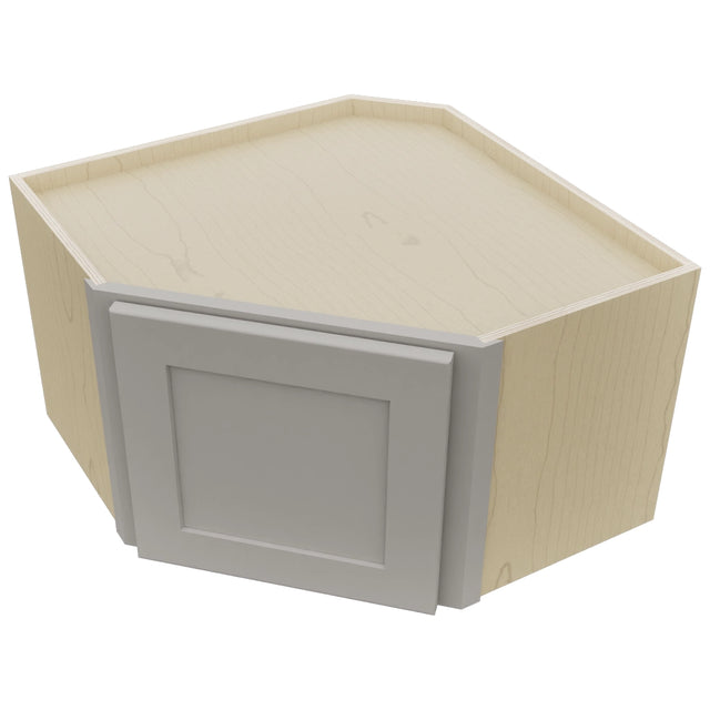 Fabuwood Galaxy Nickel WDC2415 Wall Corner Diagonal Cabinet, Top View