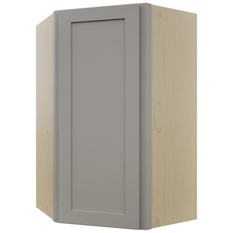 Fabuwood Galaxy Nickel WDC2439 Wall Corner Diagonal Cabinet, Front View