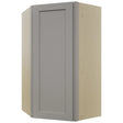 Fabuwood Galaxy Nickel WDC2442 Wall Corner Diagonal Cabinet, Front View