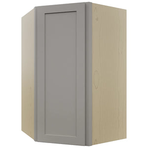Fabuwood Galaxy Nickel WDC2742 Wall Corner Diagonal Cabinet, Front View