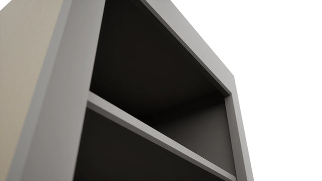 Fabuwood Galaxy Nickel WOS1830 Wall Open Shelf, Detail View