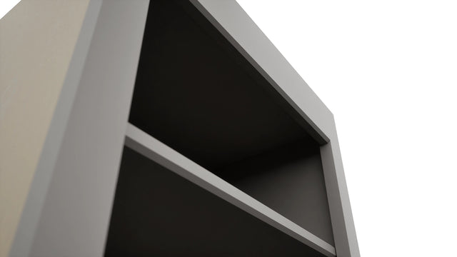 Fabuwood Galaxy Nickel WOS1836 Wall Open Shelf, Detail View