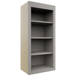 Fabuwood Galaxy Nickel WOS1839 Wall Open Shelf, Front View