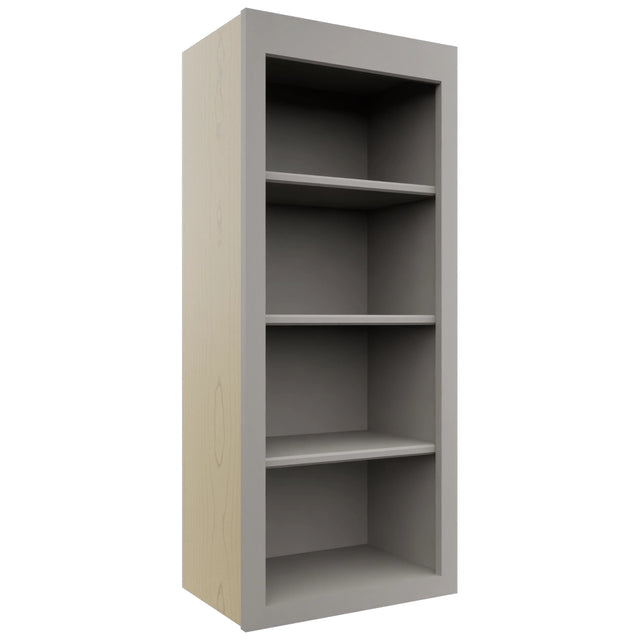 Fabuwood Galaxy Nickel WOS1842 Wall Open Shelf, Front View