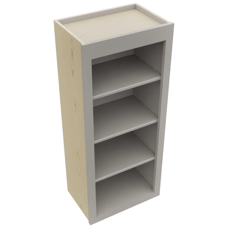 Fabuwood Galaxy Nickel WOS1842 Wall Open Shelf, Top View
