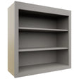 Fabuwood Galaxy Nickel WOS3030 Wall Open Shelf, Front View