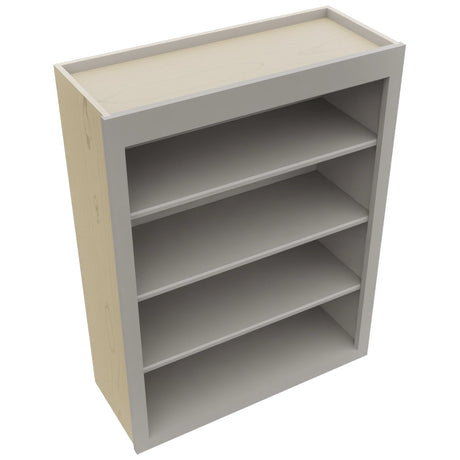 Fabuwood Galaxy Nickel WOS3039 Wall Open Shelf, Top View
