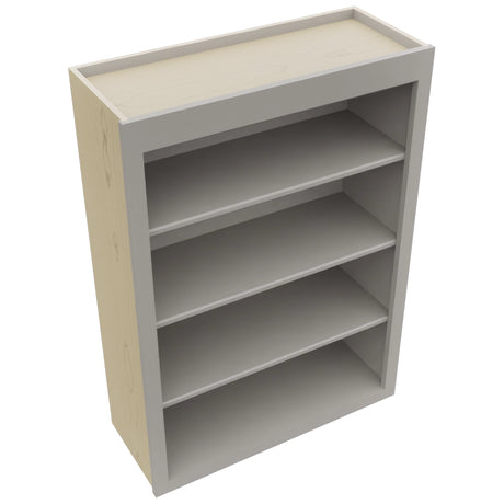 Fabuwood Galaxy Nickel WOS3042 Wall Open Shelf, Top View