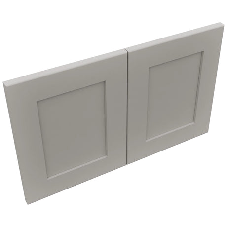 Fabuwood Galaxy Nickel WP-W1524D Panel, Top View